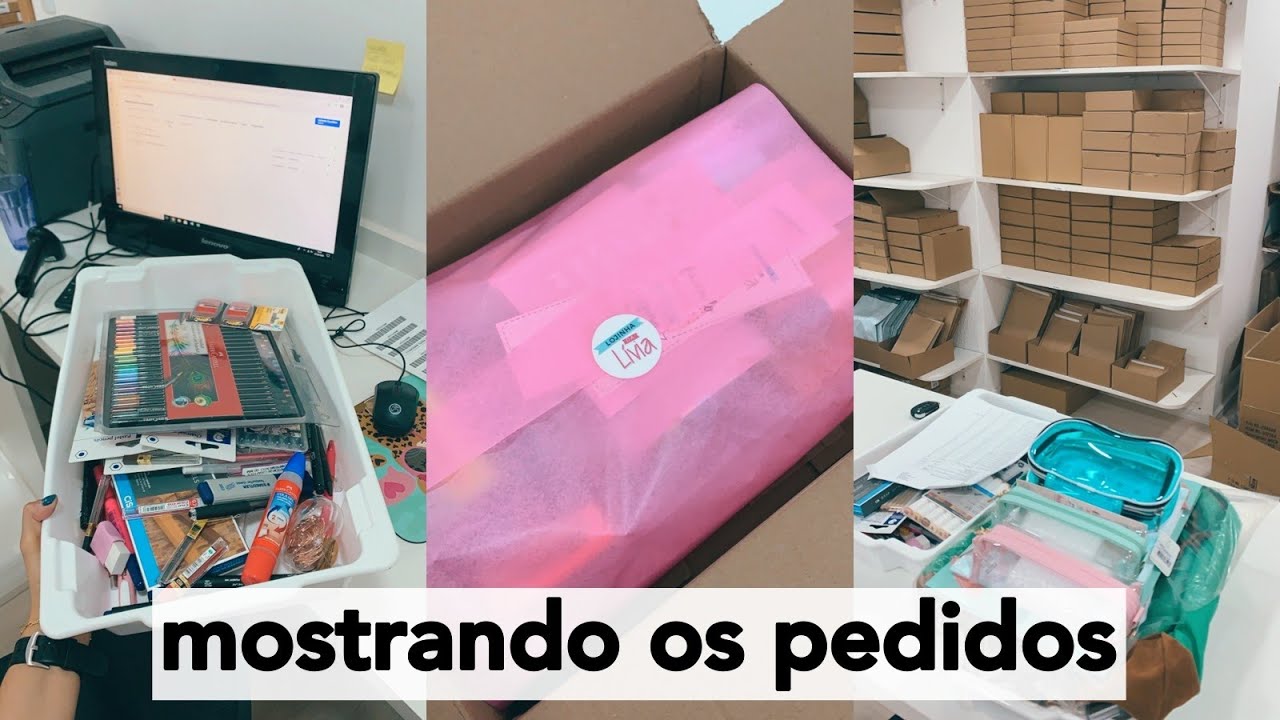 Lojinha da Lívia | Mostrando os pedidos + conferência automatizada