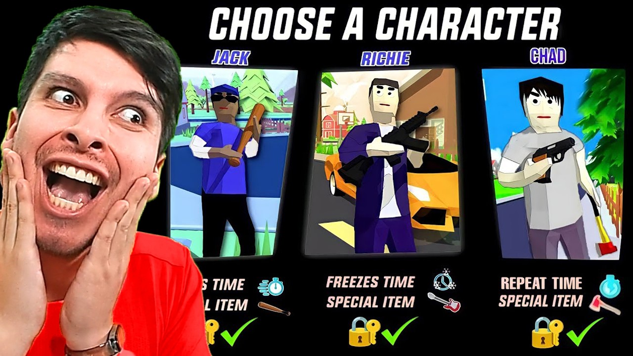 ¿Puedo DESBLOQUEAR al TERCER PERSONAJE? - Dude Theft Wars