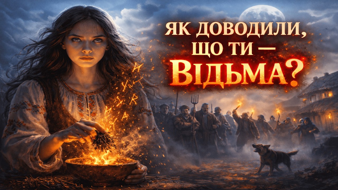 Лекція для сну 🛌: Як знаходили та карали ВІДЬОМ у давній Україні? | Історія України 📜