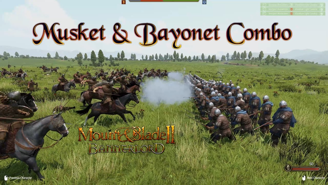 Mount & Blade 2 Bannerlord - Musket & Bayonet Combo