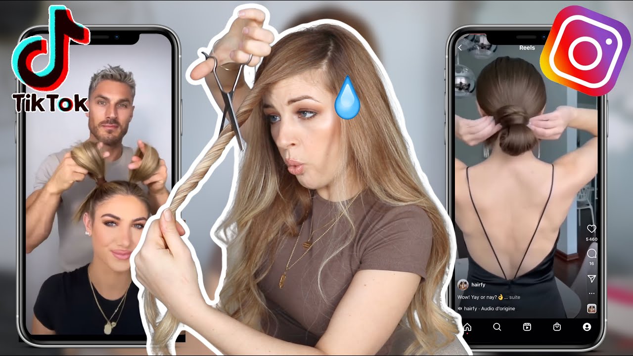 JE TESTE DES ASTUCES POUR CHEVEUX !