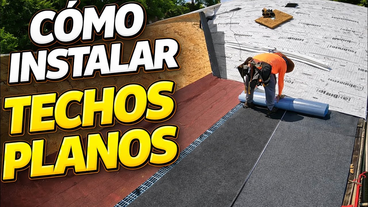 Aprende a como instalar flat roof