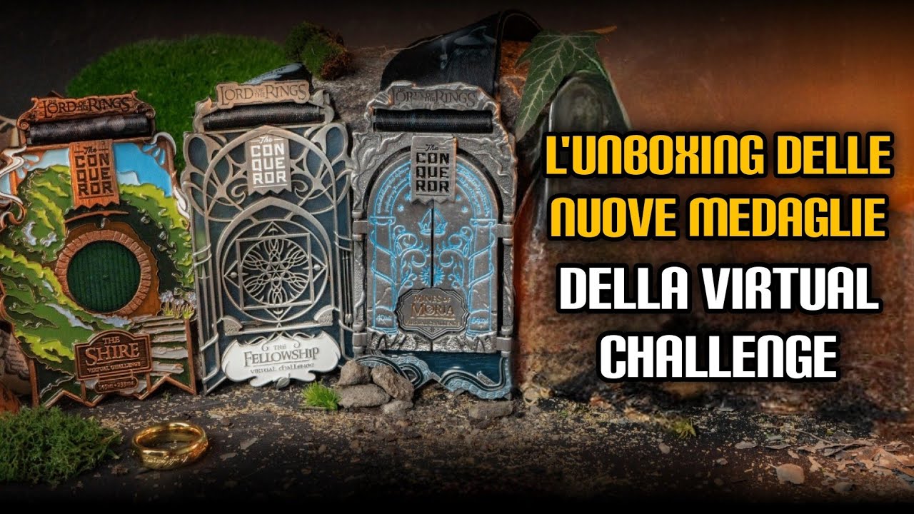 L'unboxing delle nuove medaglie della Virtual Challenge