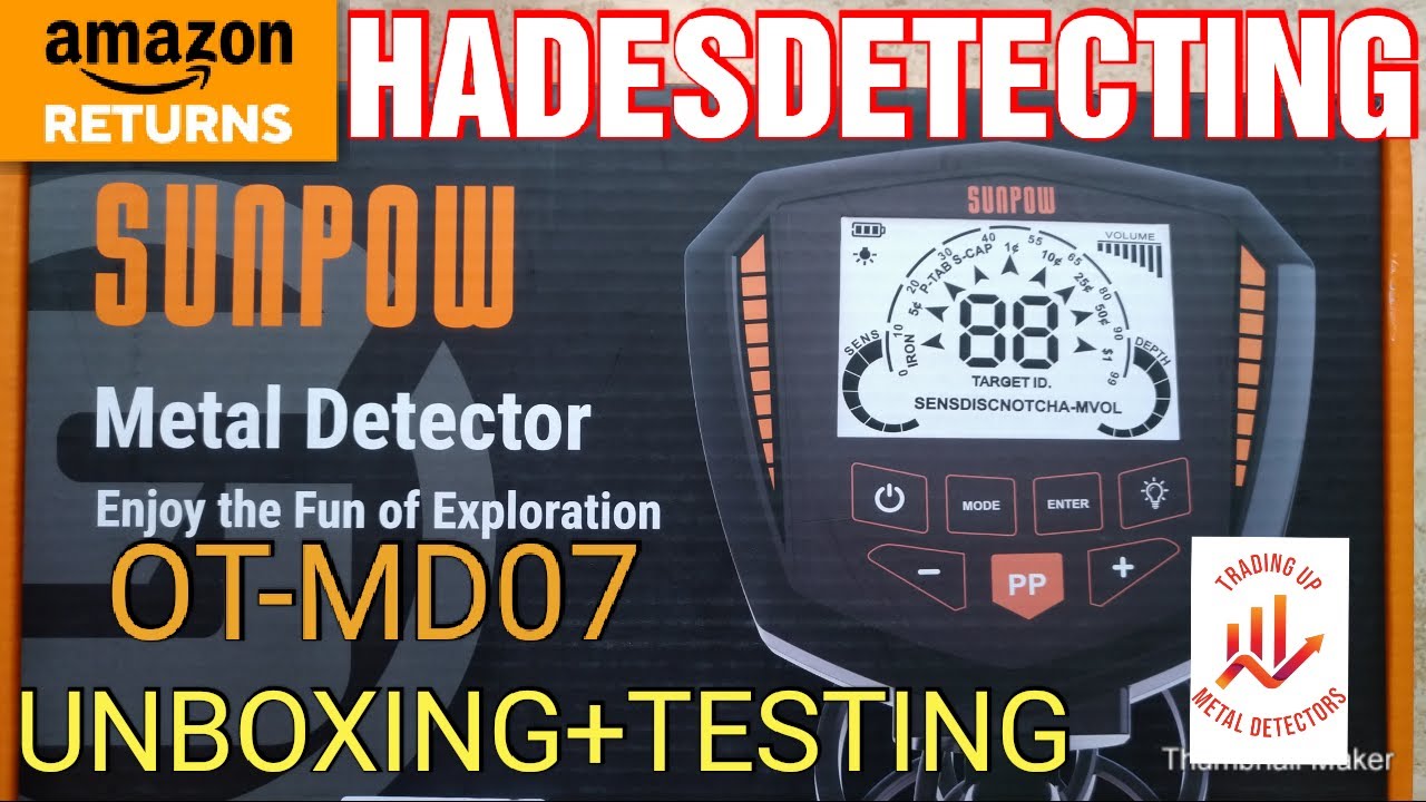 SUNPOW OT-MD07 | UNBOXING |Amazon Returns Metal Detectors