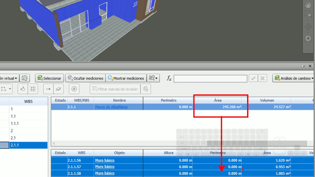 #ECD #navisworks #Cuantificaciones con Navisworks