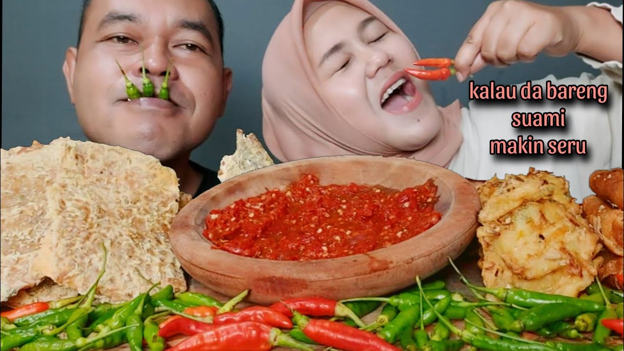 KOCAK 🤣❌MUKBANG GORENGAN TEMPE BAKWAN RISOL SAMBAL ULEG DAN RAWIT||MUKBANG INDONESIA||#asmr #eating