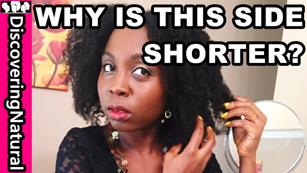 WHY DOES ONE SIDE OF MY HAIR GROW FASTER THAN THE OTHER #NaturalHair