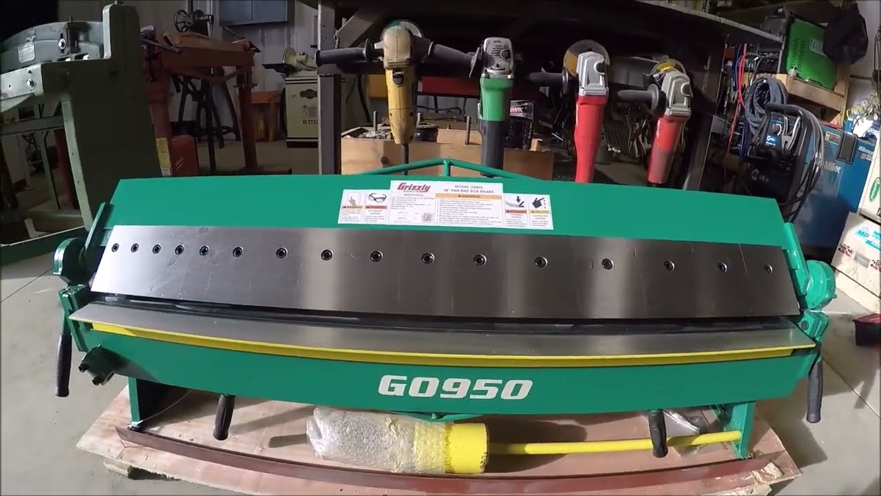 New Equipment Day. 48 Inch Box & Pan Metal Brake