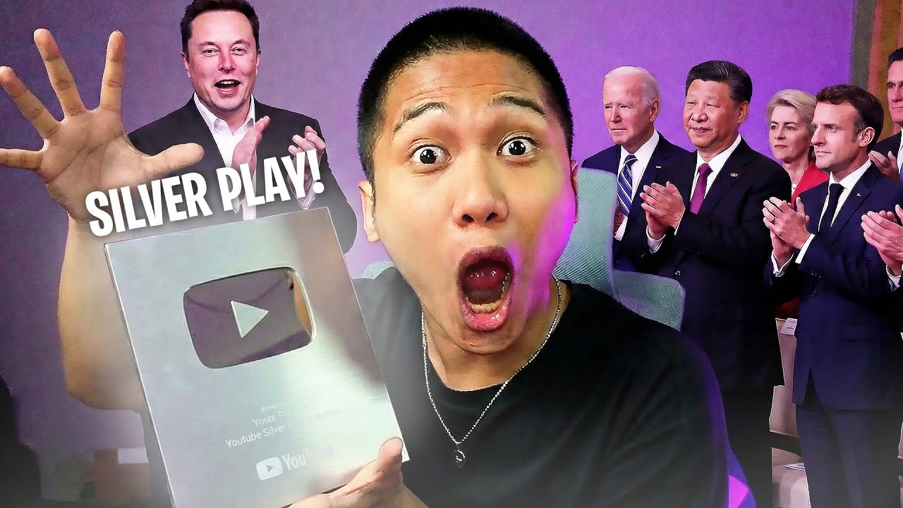SILVER PLAY BUTTON + GTA RP!! #trickster