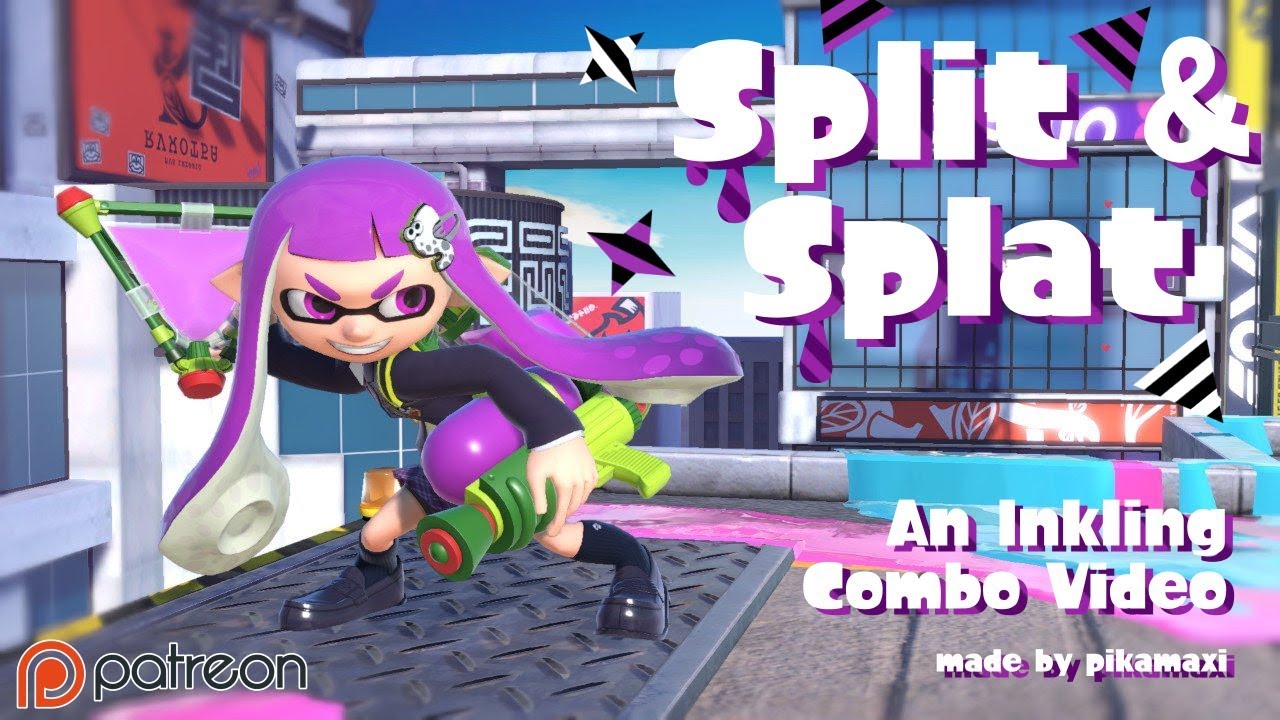 Split & Splat - An Inkling Combo Video - Smash Ultimate