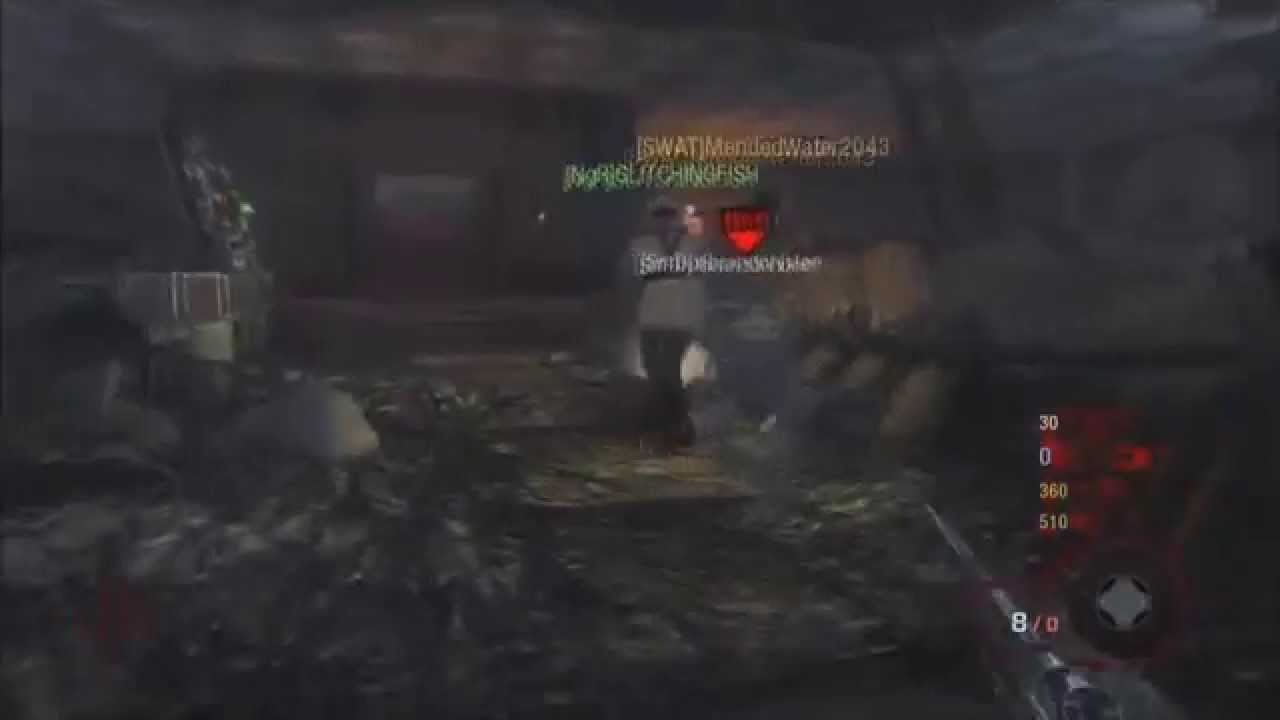 Black Ops Zombies Flying Glitch on Kino Der Toten!!
