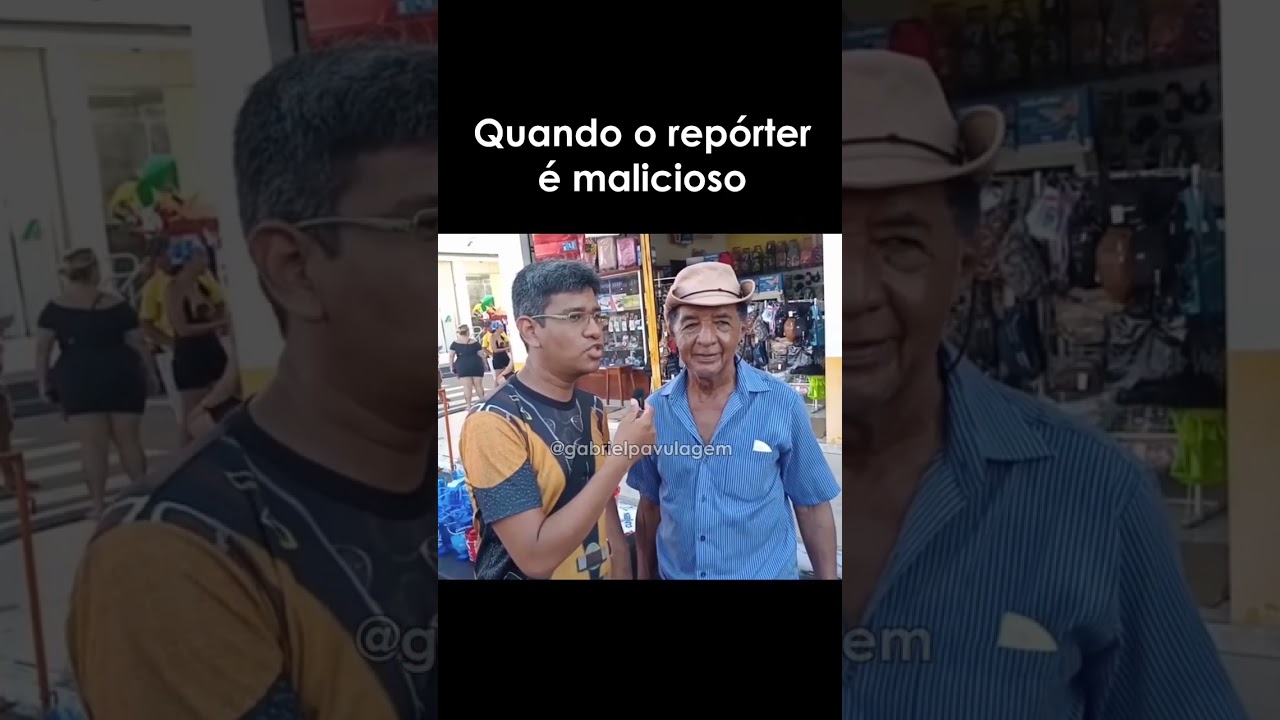 Quando o rep&oacute;rter &eacute; malicioso