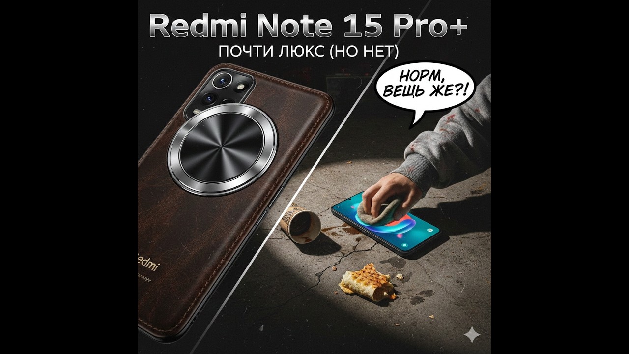 Redmi Note 15 Pro+: Телефон-терминатор, который выживет после ядерки (и шаурмы).