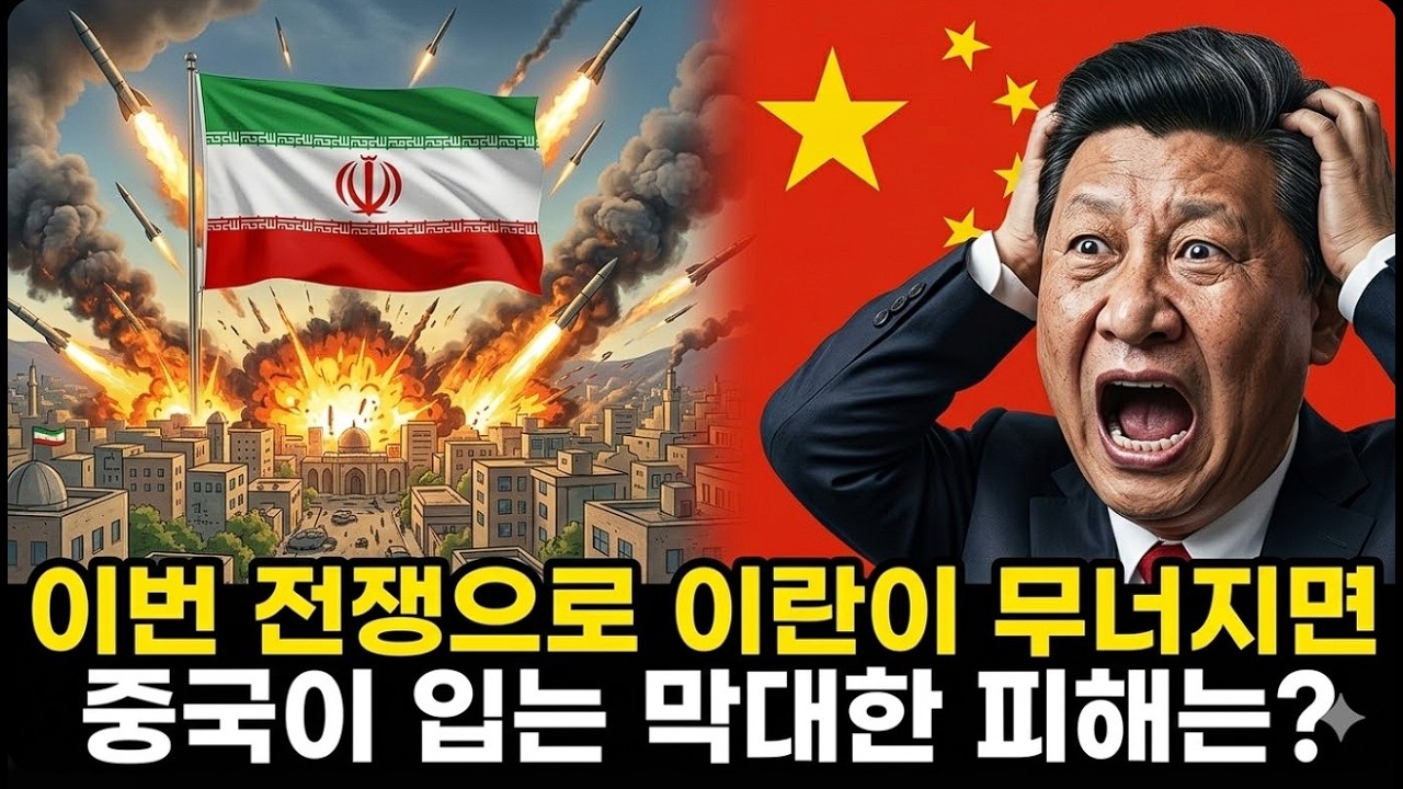 이란이 무너지면 중국 큰일난다 중국이 지금 비명을 지르는 이유