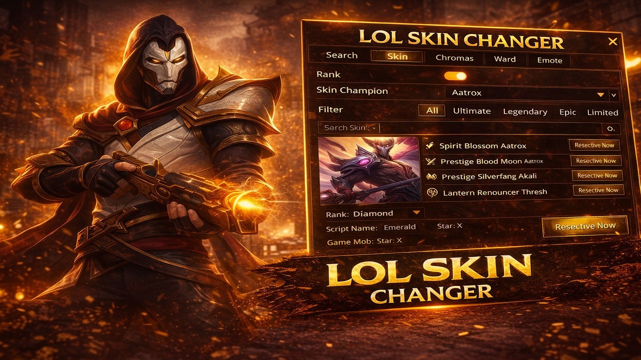 LoL Skin Changer | Mod Skin LoL | ALL SKINS UNLOCKED (VANGUARD BYPASS & SAFE METHOD)
