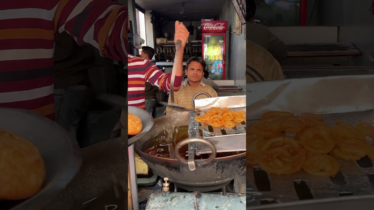 Sangrur Di Famous Jalebi😍✨ #streetfood #sangrur #jalebi