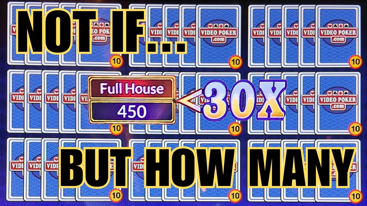 30x Multiplier Madness on Deuces Wild Bonus!