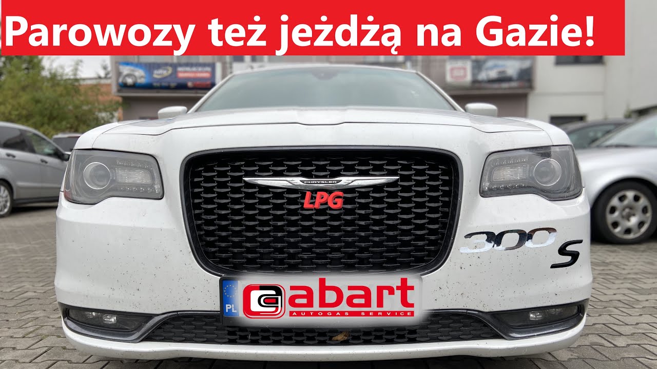 Parowóz na gaz? Tak, ale tylko w Abart Wrocław. Chrysler 300S 3.6 V6 305 KM z instalacją gazową BRC.