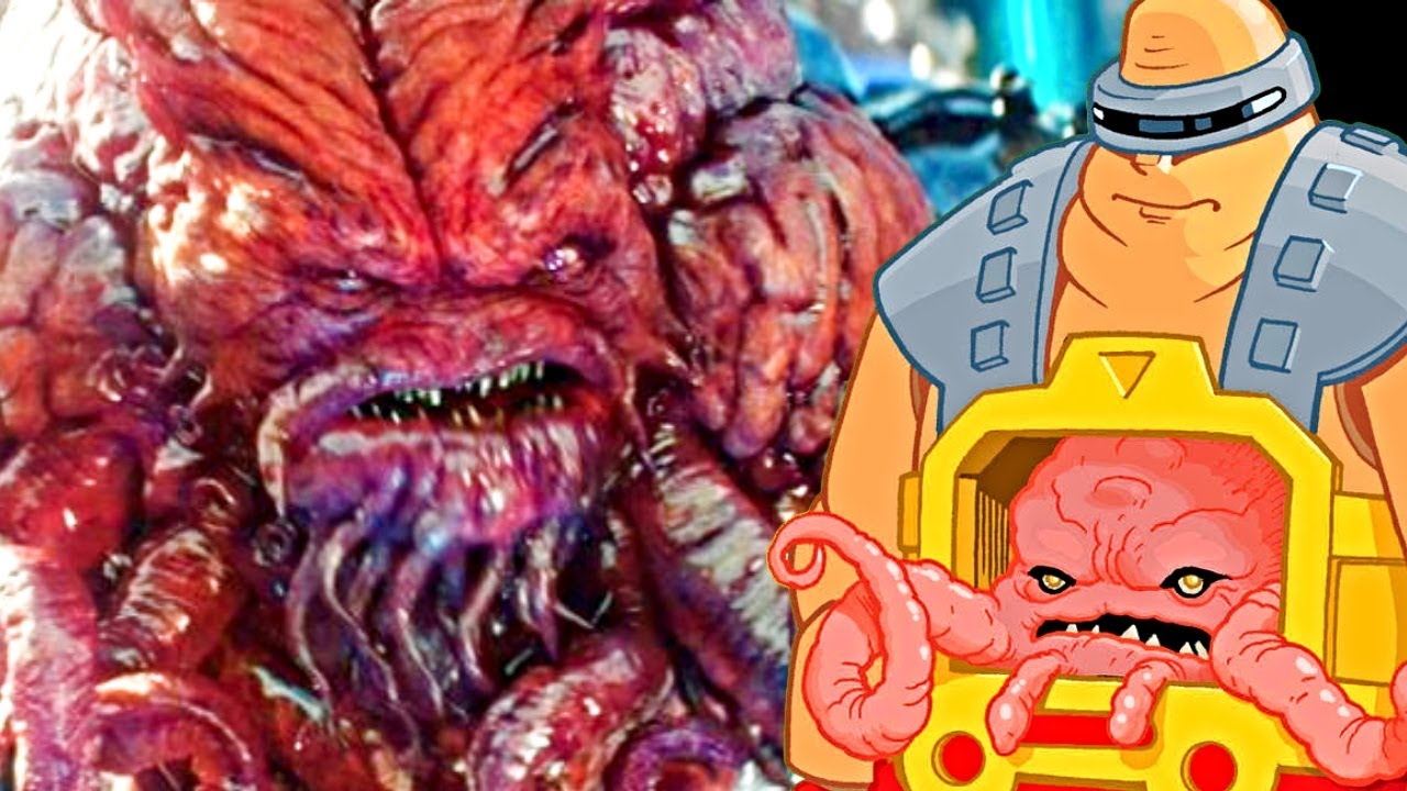 Krang Origins - A Gelatinous, Tentacled Brain Supervillain Who Use Android Body To Achieve Mobility