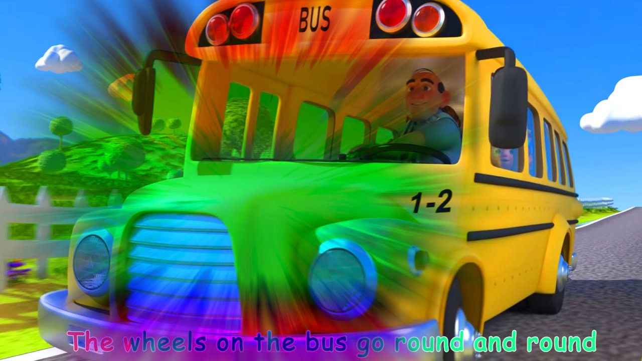 CocoMelon Wheels On The Bus Speed Down Every 15 Seconds!!! | CocoMelon 1Min 17Sec 