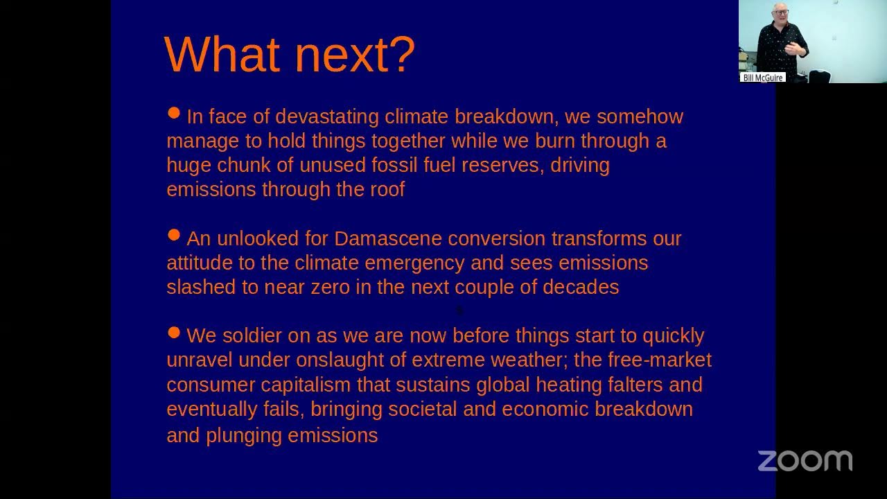 The Climate Crisis and eco socialist futures - with Bill McGuire