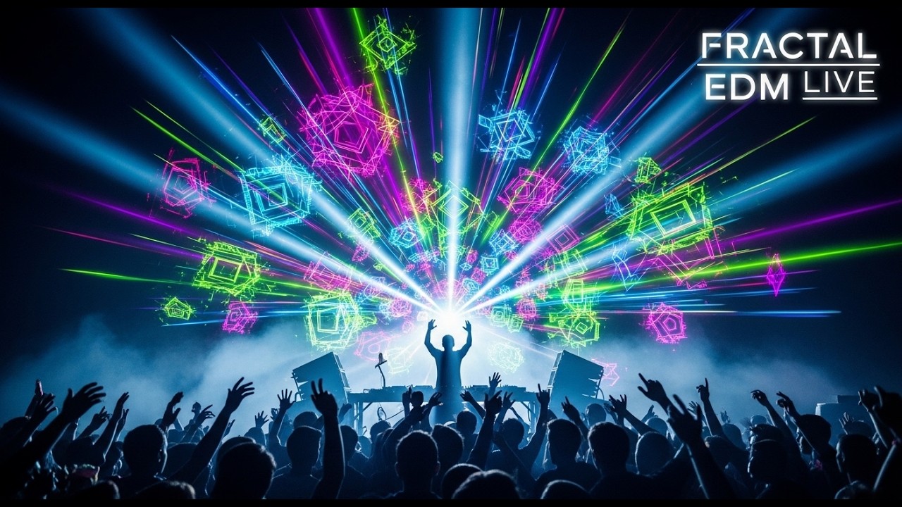 Fractal EDM Live 🔷 Infinite Visual Drop Show