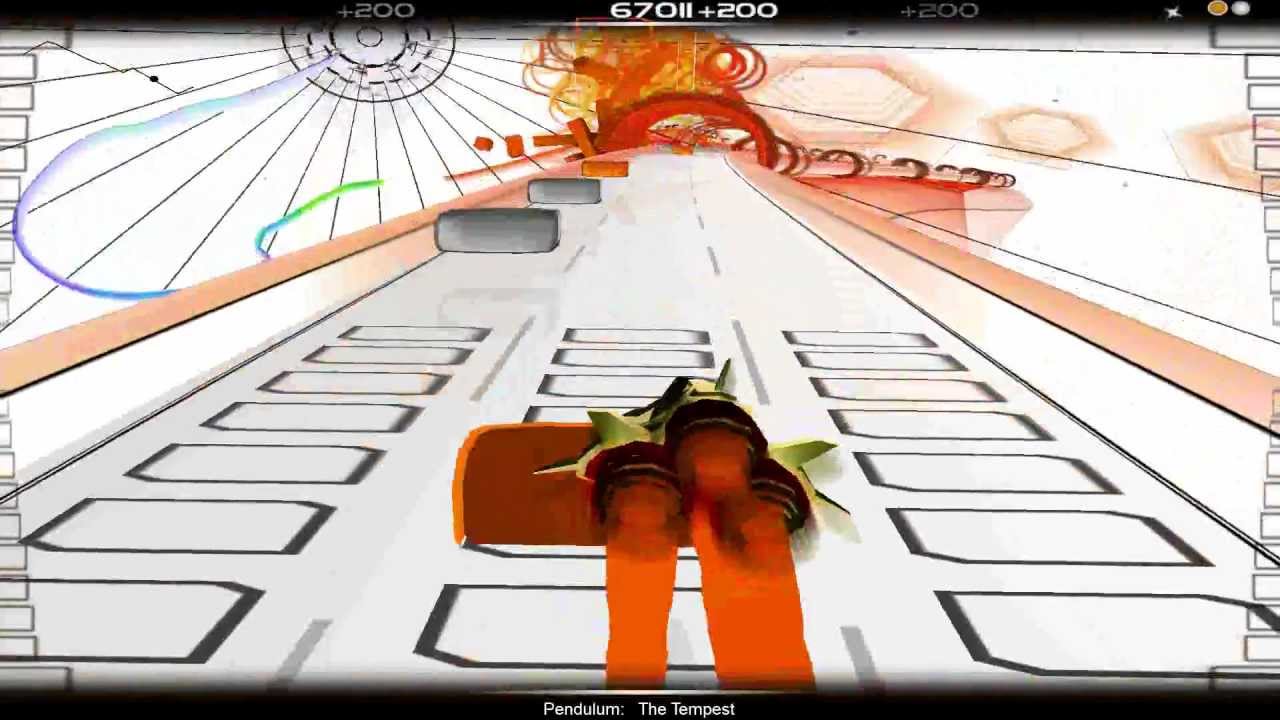 (HD) Audiosurf - Pendulum - The Tempest (Difficulty - Ninja [Hard] & Ironmode )