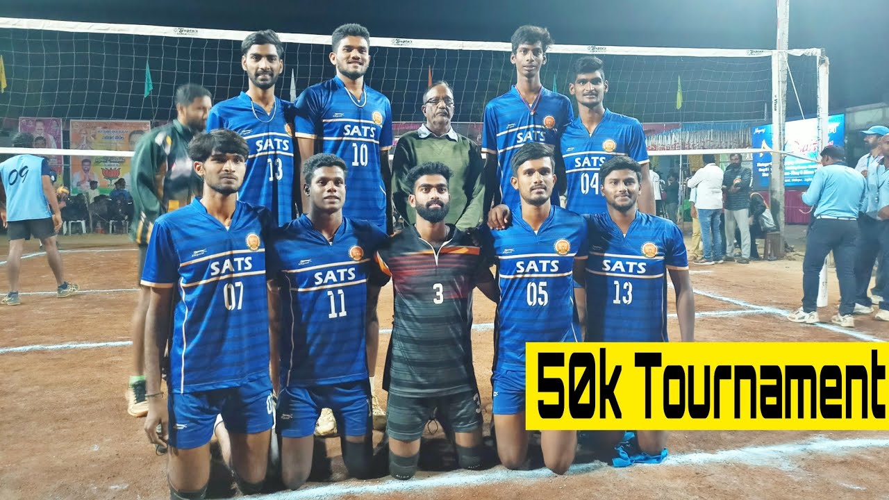 VV Roapet 50k Volleyball Final Match SATS ACADEMY (hyd) vs JAGITYAL (hsptl) Final Set Big Tournament