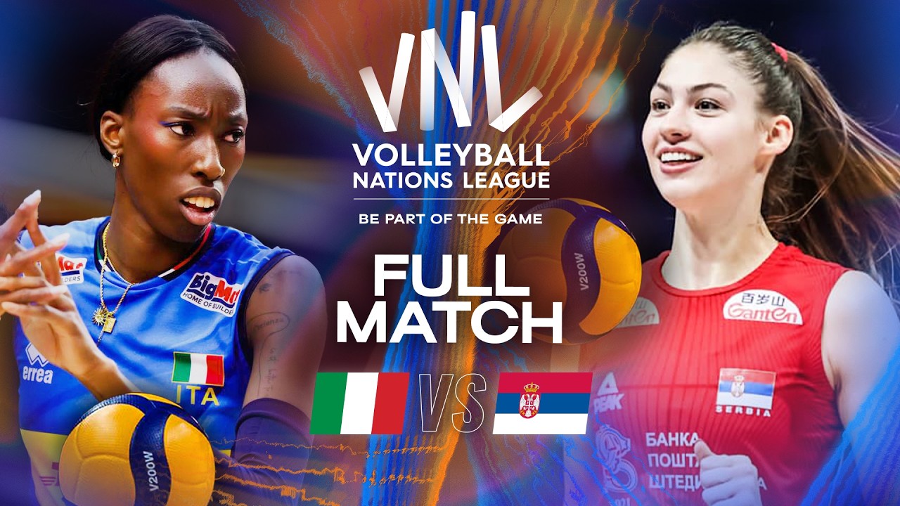 Italy 🇮🇹 vs. Serbia 🇷🇸 | VNL 2025 - Full Match | Week 3