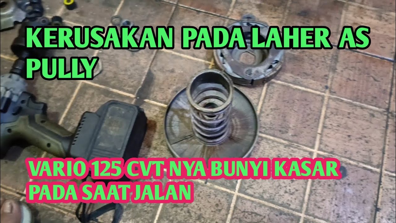 Roda belakang vario 125 bunyi kasar pada saat jalan dan pada saat roda diputar @imsmotor8564 