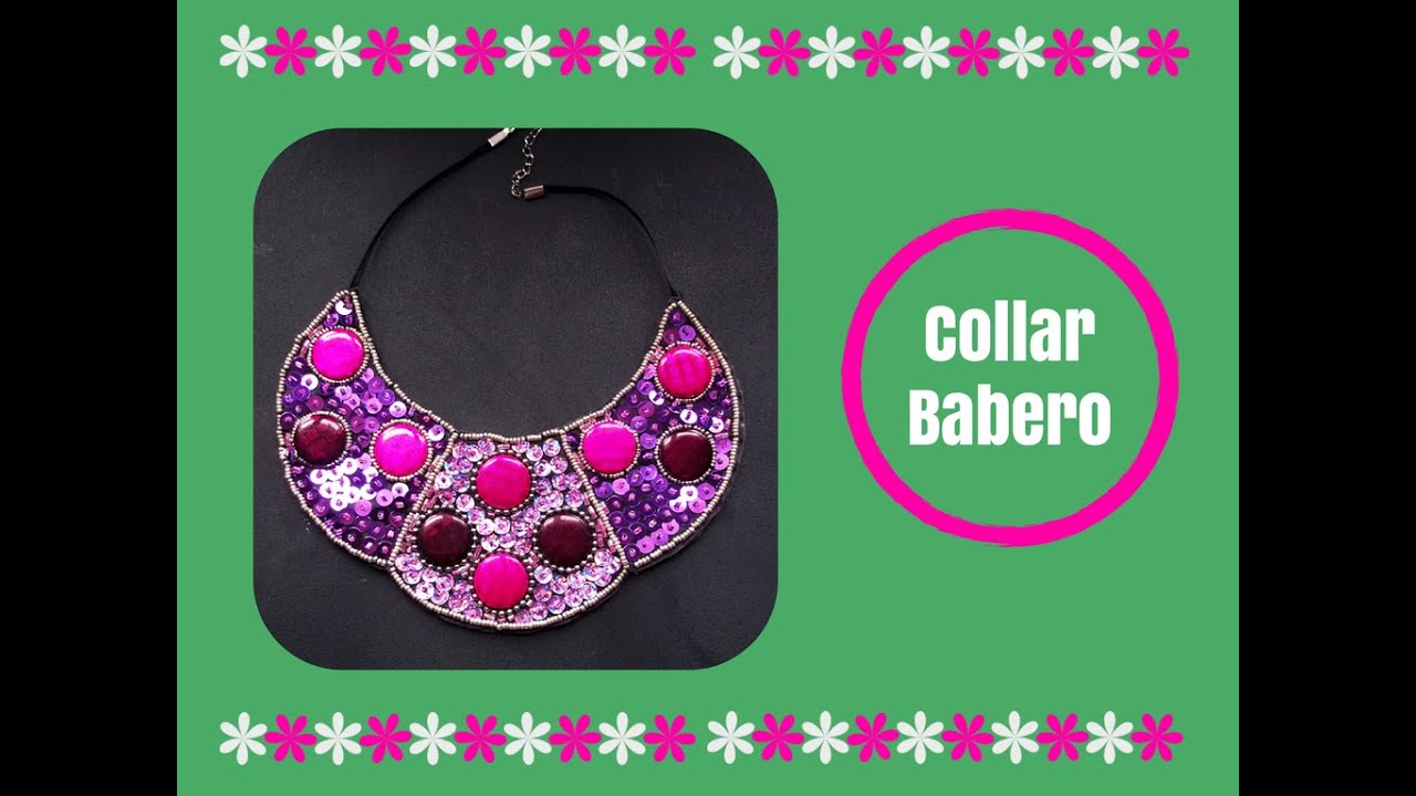 COLLAR BABERO. Guía para hacerlo (con molde)