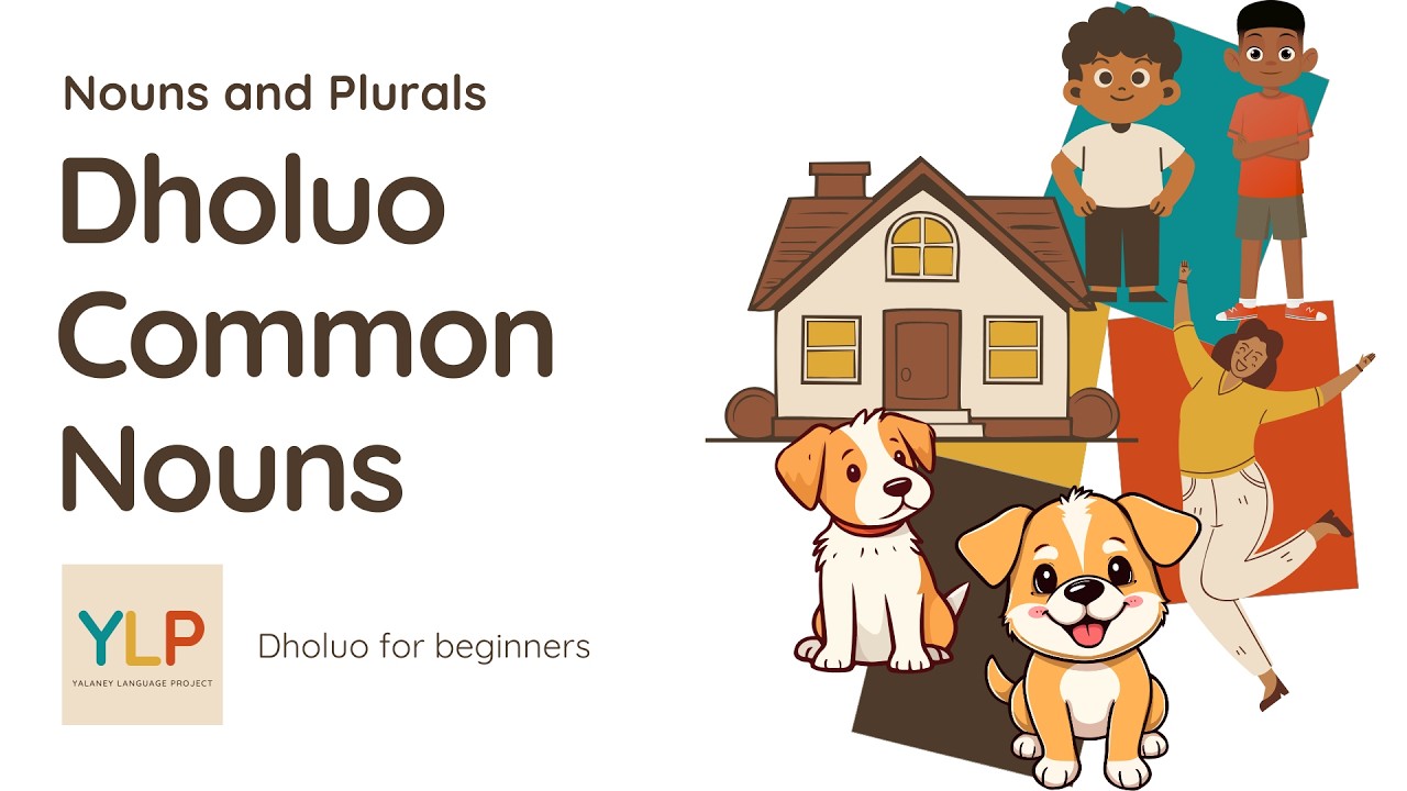 Dholuo lessons: Nouns and Plurals (common nouns) - Part 1