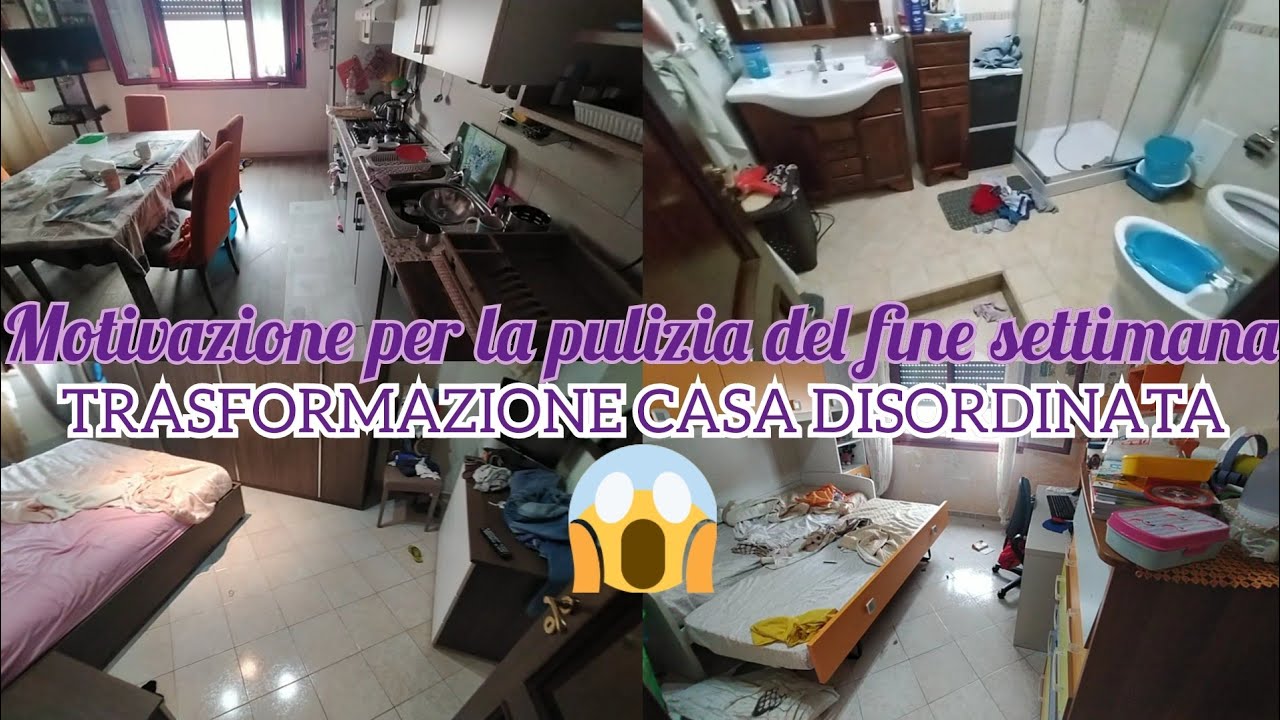 *NEW*CASA DISORDINATA PULISCI CON ME||PULIZIE MOTIVAZIONALI||PULISCI CON ME