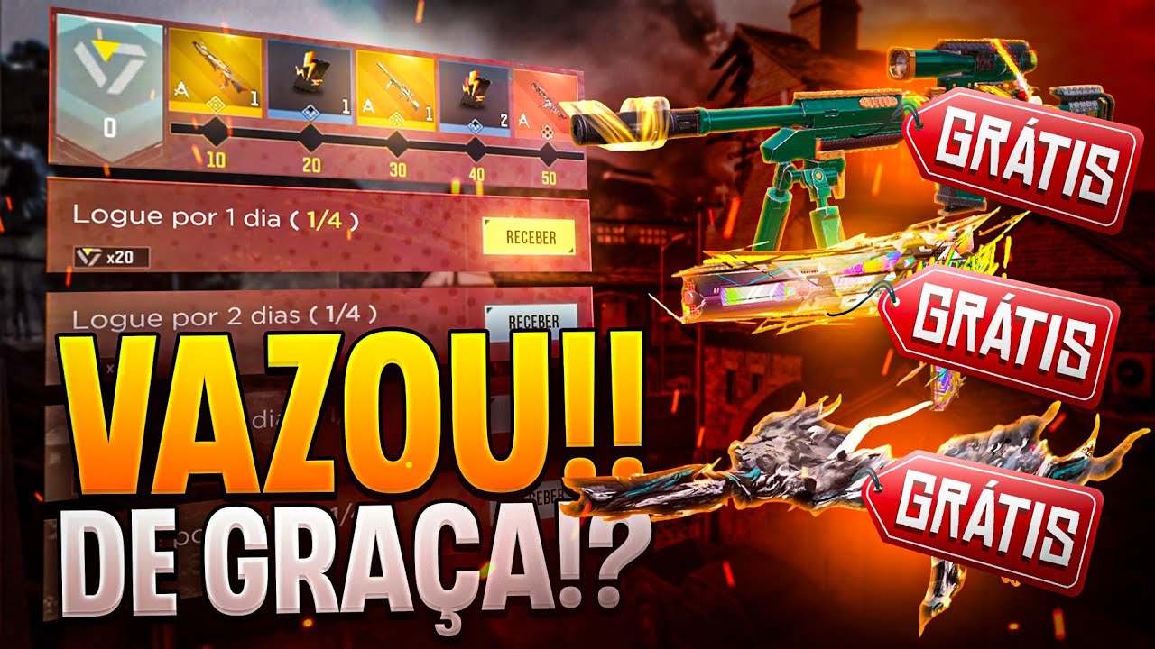 2 ARMAS MITICAS E 3 LENDARIAS DE GRAÇA NA PROXIMA SEASON?