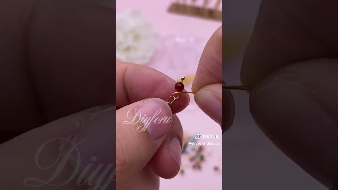 How to Make a Multicolor Necklace with Chain and Beads | Step-by-Step Guide by DIYforu_Della_EU