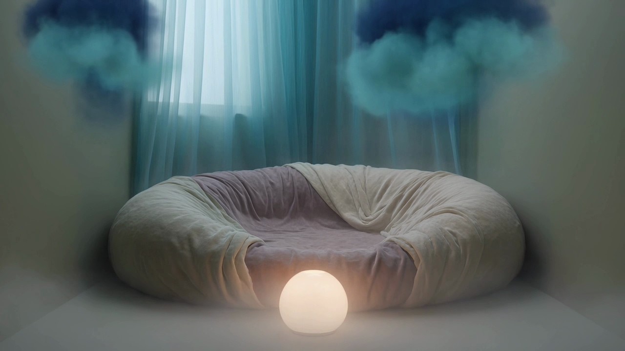 Soft Blue Safe Space | Autistic Relaxation | 1 Hour