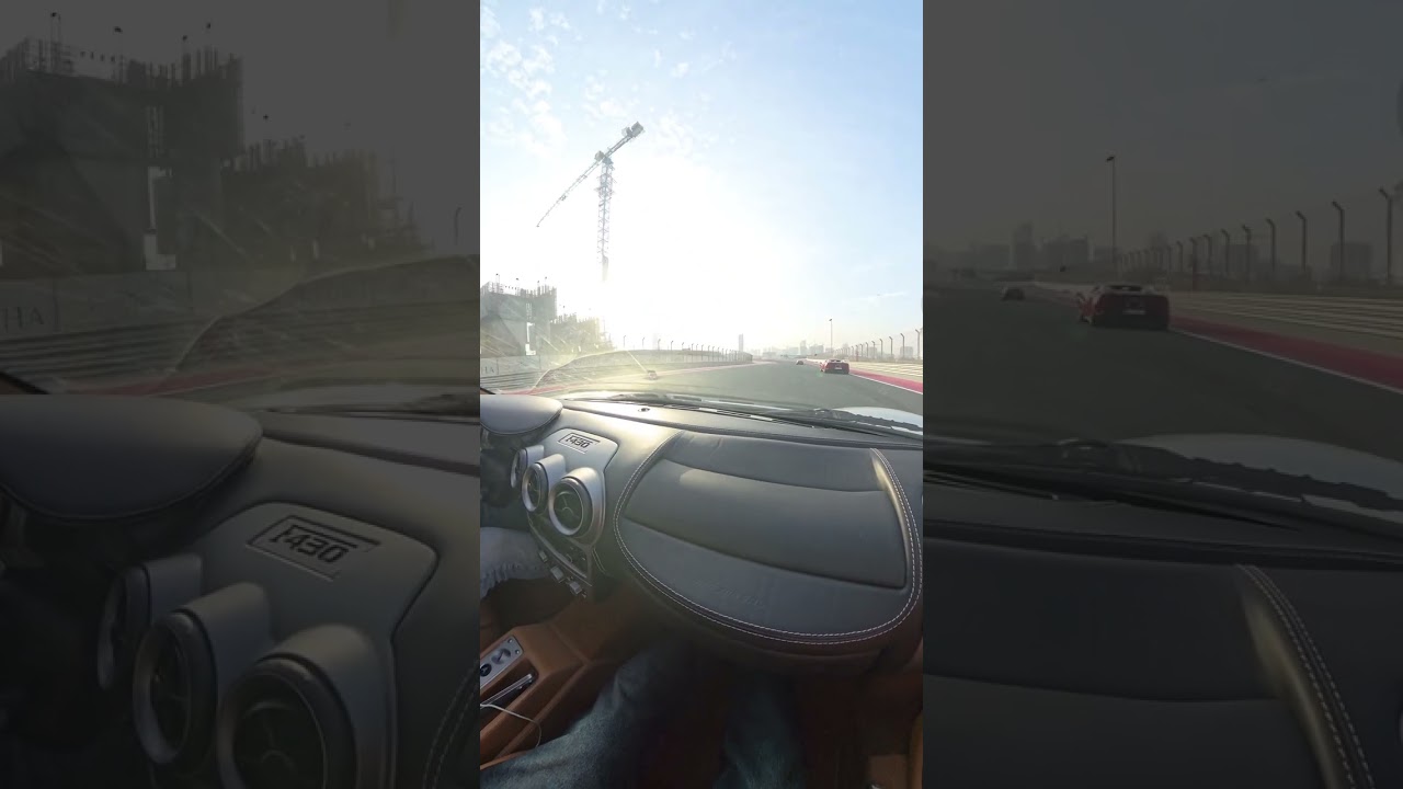 Track day at Dubai Autodrome with a Ferrari F430 at GearUp Event