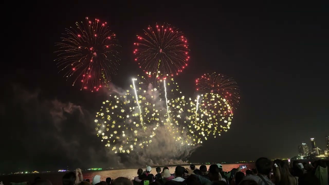 ✨ Pattaya International Fireworks Festival 2024 🎆📍 Pattaya Beach, Thailand | 🗓️ 29–30 November 2024
