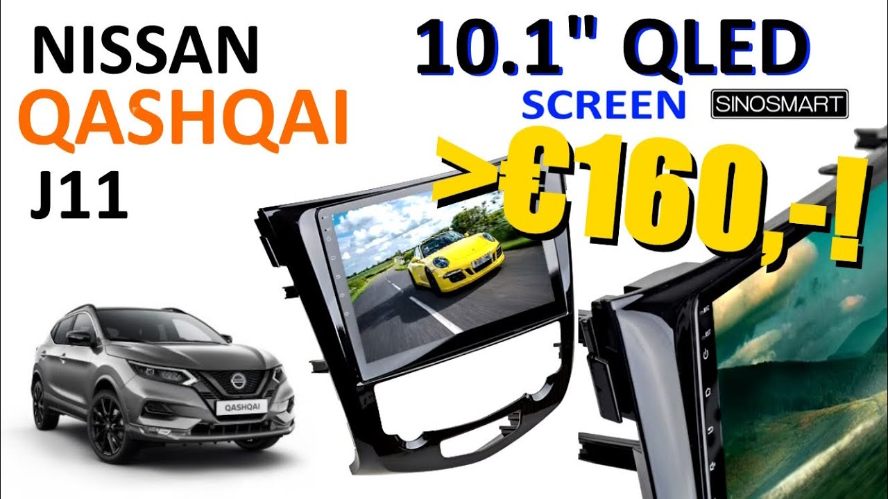 Руководство по установке: Sinosmart 10.1'' QLED дисплей Android 12 с CarPlay и Android Auto