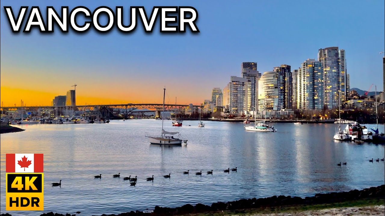 🌄🇨🇦‌ Downtown Vancouver Bc, Canada. Feb, 2026 Seaside Relaxing Walk [4K HDR] 