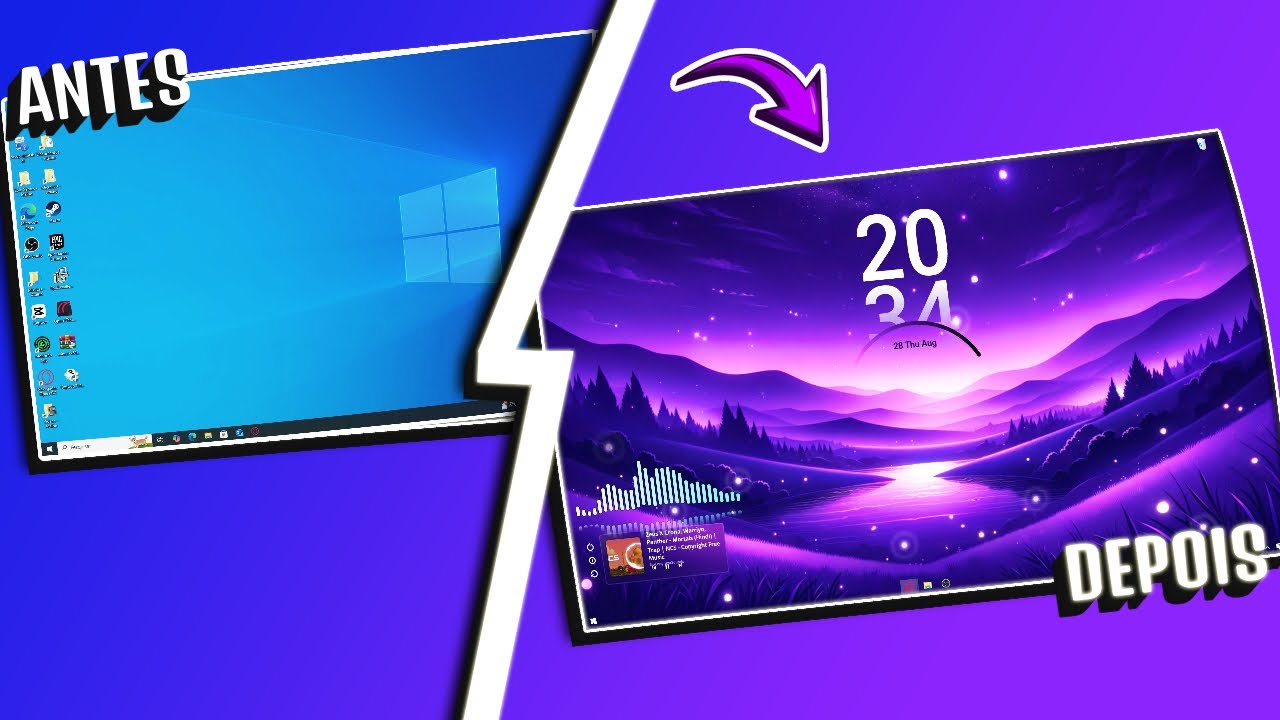 COMO DEIXAR O PC MAIS BONITO (Windows 10)