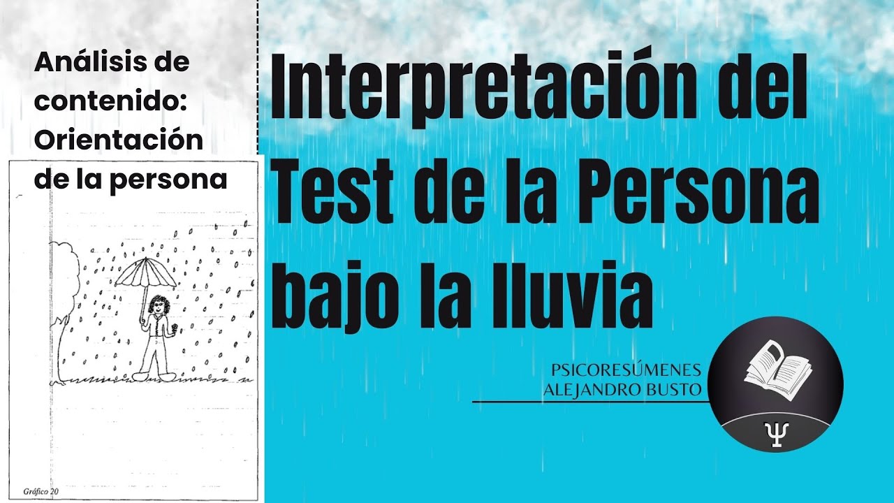 Orientación de la persona en el Test de la Persona bajo la Lluvia: Análisis de contenido | Parte 7