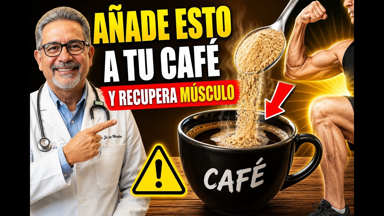 ¡Más de 60! Añade ESTO a tu Café y RECUPERA MÚSCULO Dr  Javier Morales