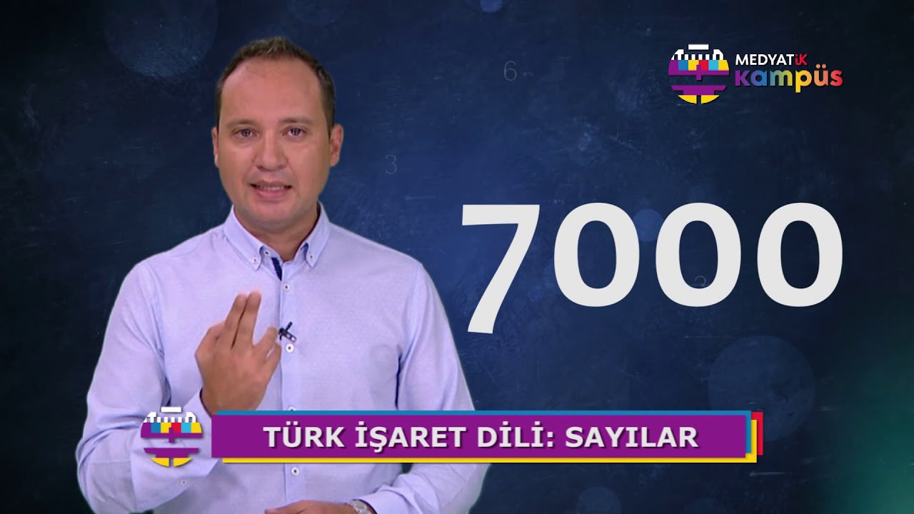 İŞARET DİLİ-SAYILAR