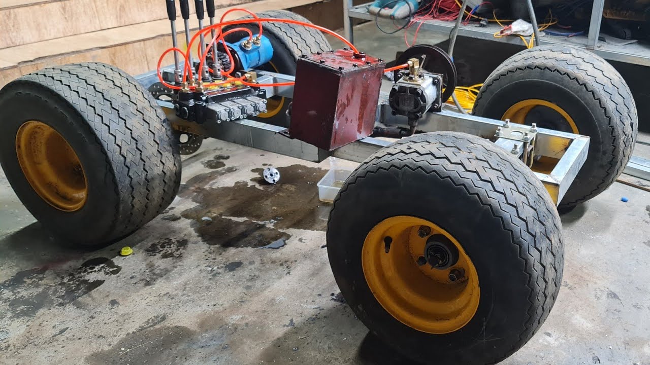 DIY MINI EXCAVATOR HYDRAULIC