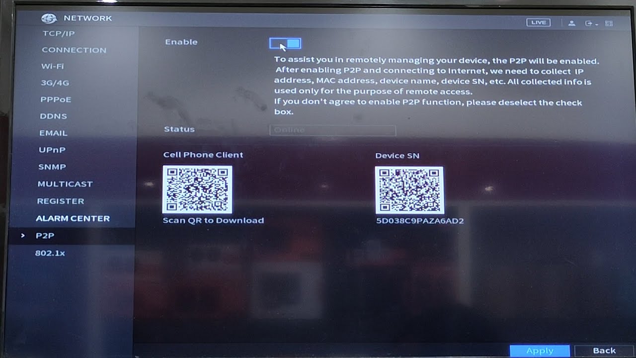 حل مشكل اتصال كاميرات داهوا على التليفون dahua offline dvr xvr nvr