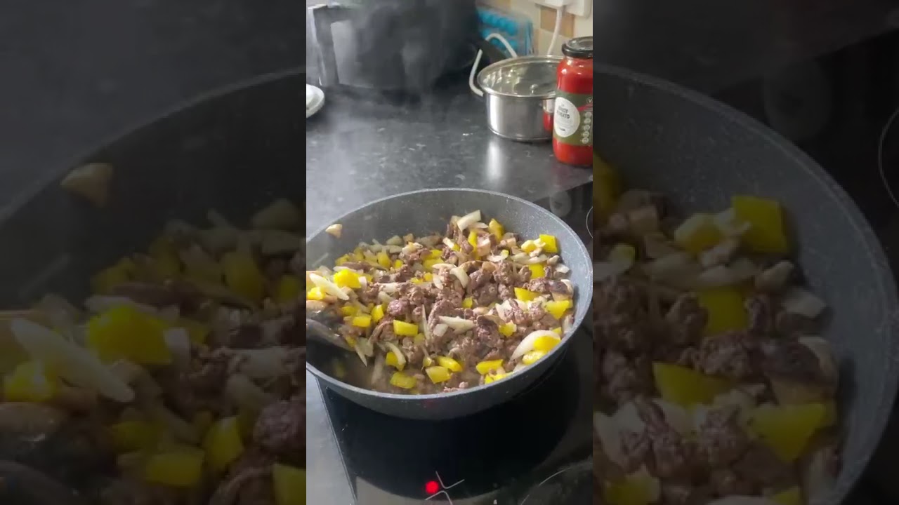 Chef Steph trying the recipe at home