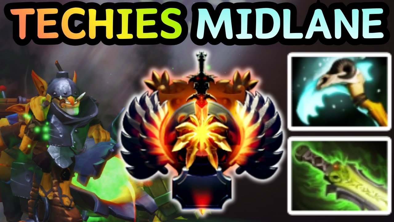 🔥 TECHIES MID TOO MUCH DAMAGE TO SURVIVE | DOTA 2 GAMEPLAY 🔥