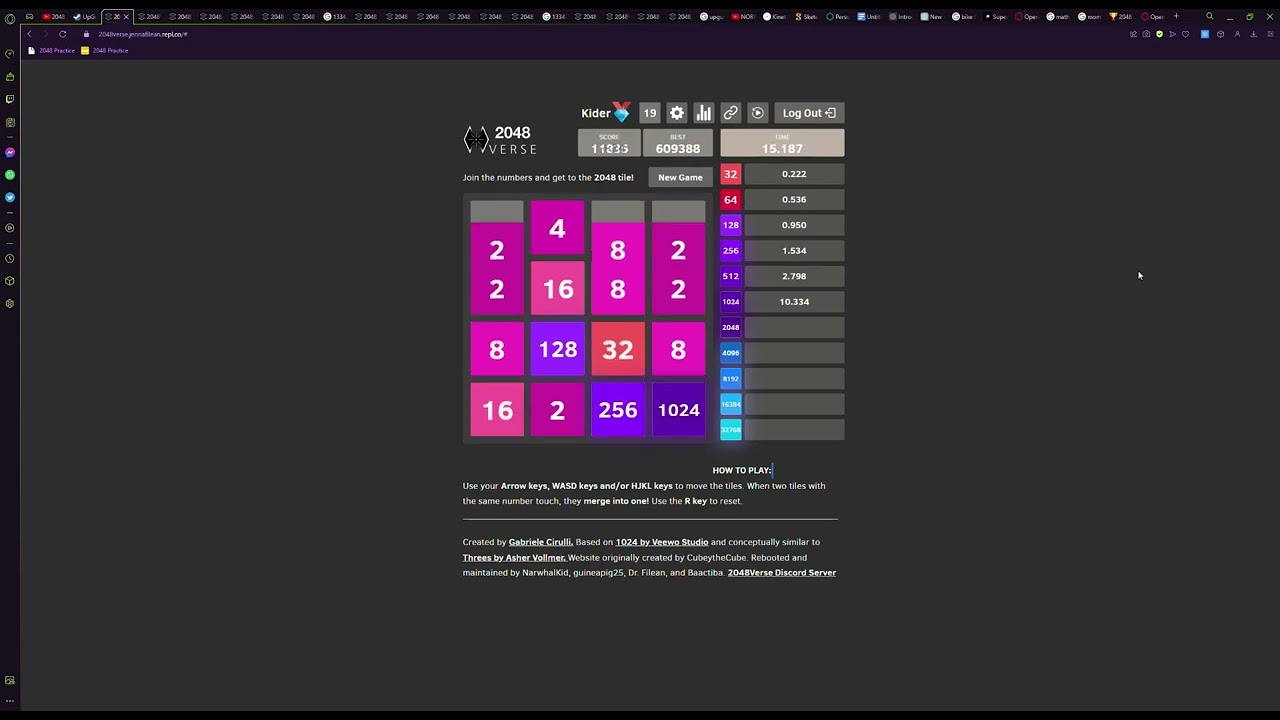 2048 in 25 seconds non nkro wr