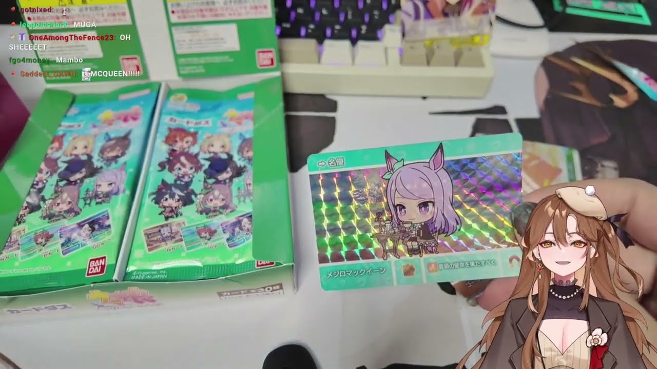 MINA OPENS WEISS AND SCHWARZ TCG CARD BOXES | Uma Musume